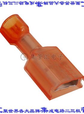 2-520405-2 快速连接器端子母头6.35mm压接18-22AWG