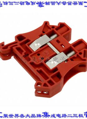 3046304 端子块连接器2POS馈通式10.2mm红色6-20AWG