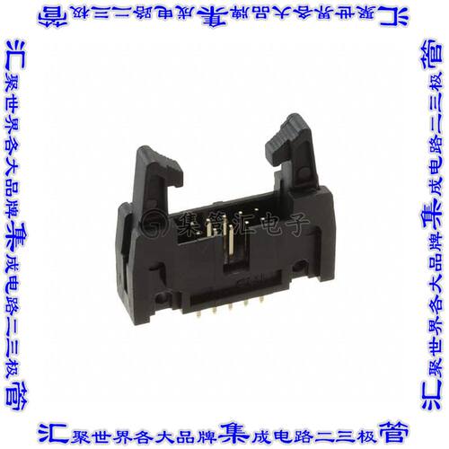 MHR-10-VUAL 针座连接器10POS接头2排2.54mm公形插针通孔直针镀金