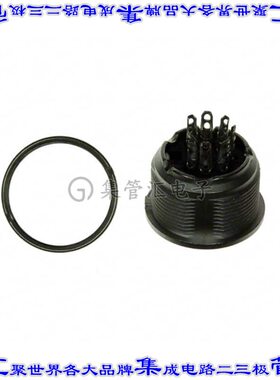 T3478000U 圆形连接器7POS插座母插口焊杯银面板安装