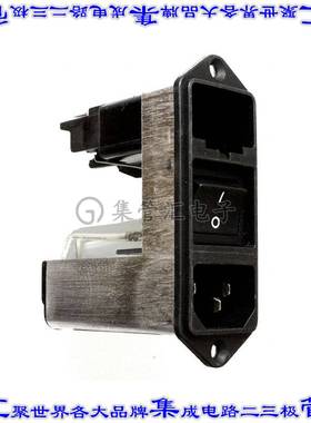 CD44.1101.151 电源接入连接器3POS插座公插片模块IEC320-C14面板