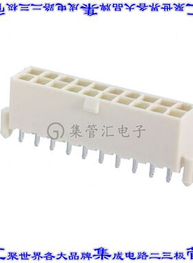 2-2029265-0 针座连接器20POS接头2排4.2mm公形插针通孔直针锡