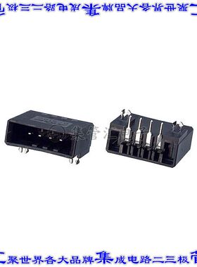 1-178294-5 针座连接器4POS接头3.81mm公形插针通孔直角锡
