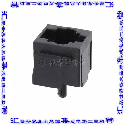 5520258-2 接插件连接器CONN MOD JACK 6P4C VERT UNSHLD
