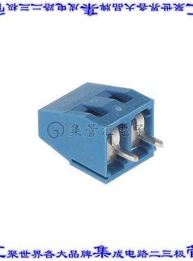 1715776 线对板连接器2POS接线端子5.08mm通孔水平带板