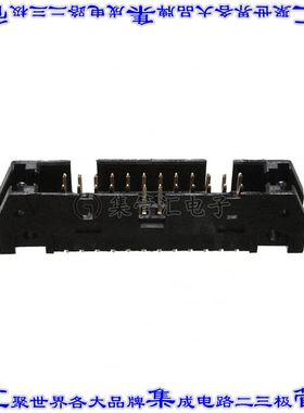 5102154-5 针座连接器24POS接头2排2.54mm公形插针通孔直针镀金