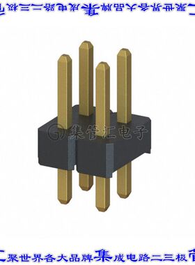 M22-2520205 针座连接器4POS可切割2排2mm公形插针通孔直针镀金