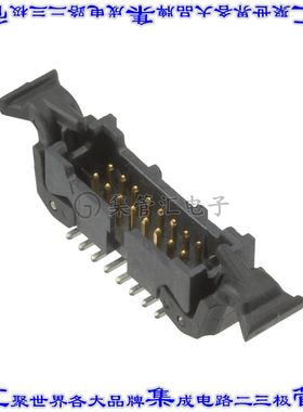 45216-220230 针座连接器16POS接头2排1.27mm公形插针表贴SMD镀金