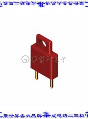 1463R 接插件连接器PLUG SHORTING INSULATED RED