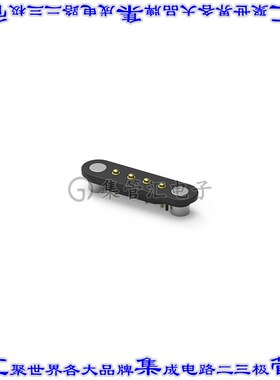 303C-321018-30-04 弹簧式连接器4POS活塞型3mm通孔镀金