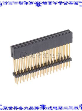 ESQT-117-02-G-D-675 针座连接器34POS插座2排2mm叉状通孔直针镀