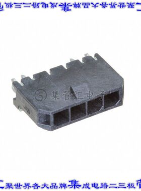 436500436 0436500436针座连接器4POS接头3mm公形插针通孔直针镀