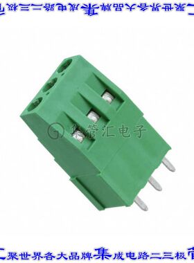 282901-3 线对板连接器3POS接线端子5.08mm通孔水平带板