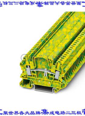 3047478 端子块连接器2POS接地地面6.2mm绿色黄色10-26AWG