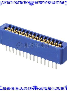 EBC15DRXN 卡边缘连接器30POS母头2排2.54mm蓝色镀金