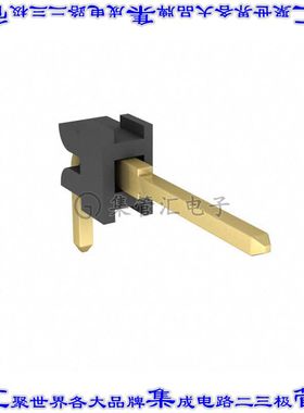 87233-1 针座连接器1POS接头公形插针通孔直角镀金