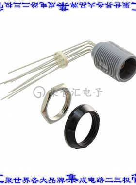 PLB3G020008 圆形连接器8POS插座母插口焊接镀金面板安装通孔直角