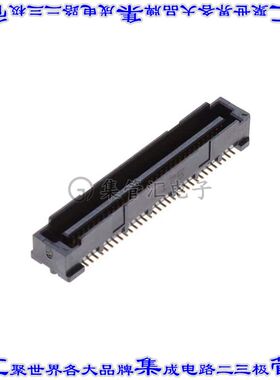 G832MB110642322HR 板对板连接器64POS插头外罩触点2排0.8mm表贴S