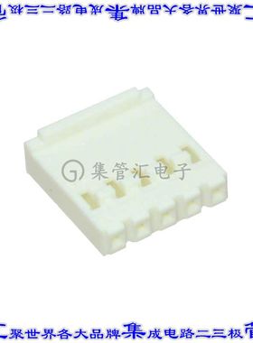 928205-5 矩形连接器外壳5POS插座2.54mm母形插口天然色自由悬挂