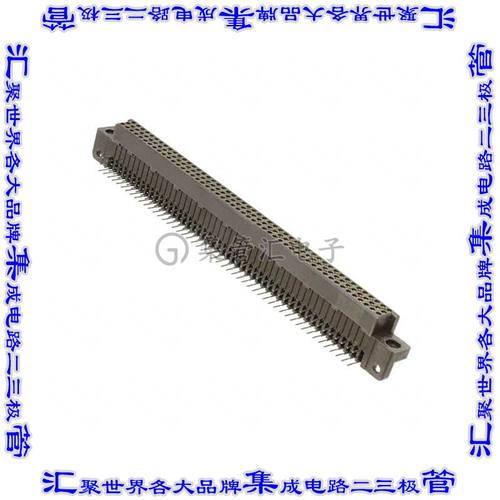 533268-6 背板连接器135POS插座母插口3排2.54mm通孔直角天然色