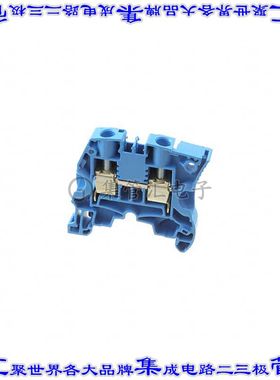 1SNK508020R0000 端子块连接器2POS馈通式8.0mm蓝色6-24AWG