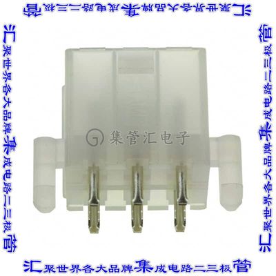 1586039-6 针座连接器6POS接头2排4.2mm公形插针通孔直针锡