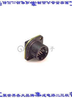 RP13A-12RA-13PA(71) 圆形连接器13POS插座公形引脚焊接银面板安