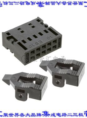 XG5N-100-U 矩形连接器外壳10POS插座2排2.54mm母形插口黑色自由