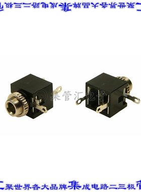 FC6812 接插件连接器3.5MM JACK SKT JY035 W/NUT BLK