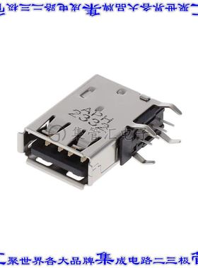 GSB19151TP2EU 连接器USB-A插座4POS USB 2.0通孔直角