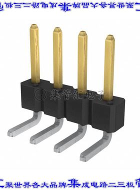 77315-118-04LF 针座连接器4POS分离式2.54mm公形插针通孔直角镀