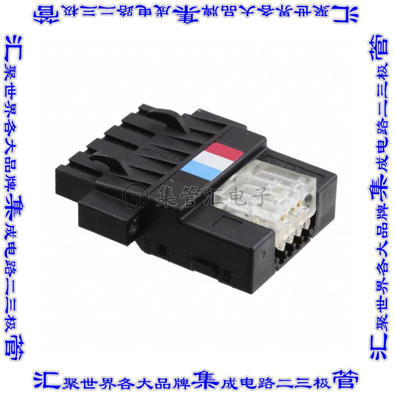 DCN4-SF4D 矩形连接器4POS插座母插口IDC自由悬挂