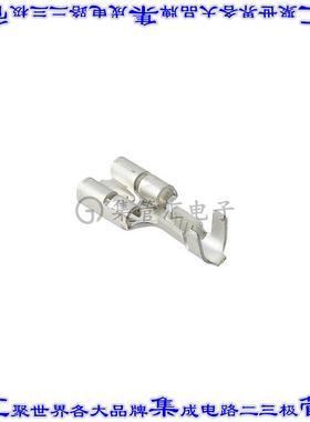 444334-2 快速连接器端子母头6.35mm压接18-22AWG