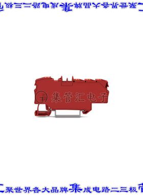 2206-8033 端子块连接器7POS馈通式9.0mm红色8-20AWG