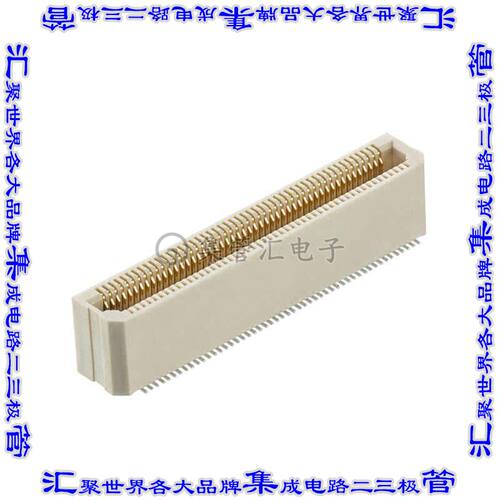 M58-2501042R 板对板连接器100POS插座外罩触点2排0.5mm表贴SMD镀