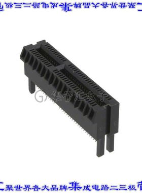 GWE32DHRN-T9410 卡边缘连接器64POS母头2排1mm黑色镀金