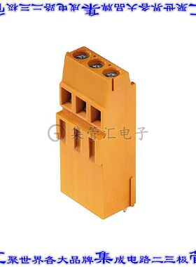 1766370000 线对板连接器3POS接线端子5.08mm通孔水平带板