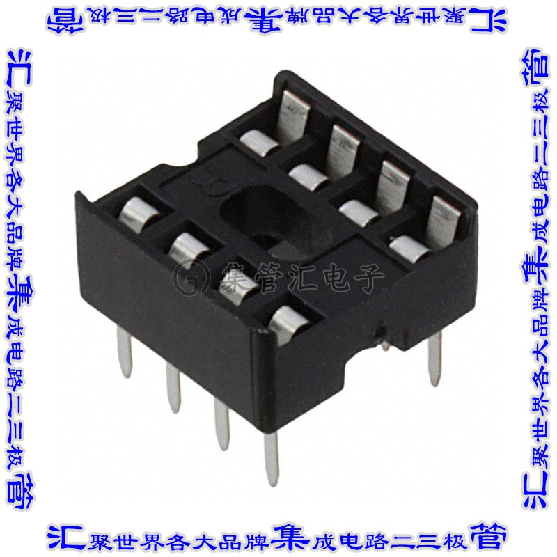 DILB8P-223TLF 连接器IC插座DIP 7.62mm插口8(2 x 4)位置锡通孔