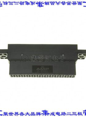 1318578-2 矩形连接器外壳50POS插头2排2.5mm公形引脚黑色面板安