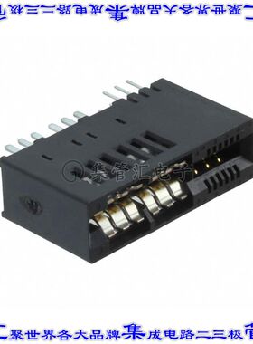 1-2214934-4 卡边缘连接器16POS母头2排黑色镀金