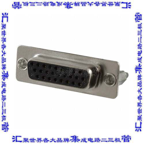 780-M26-213R051 连接器26POS插座母插口3排D-Sub高密度面板安装