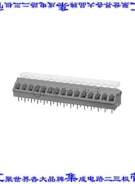 TBL005A-500-15GY-2WT 线对板连接器15POS接线端子5mm通孔45角度