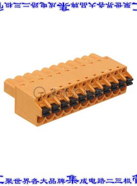 1013780000 端子块连接器11POS插头母插口5.08mm橙色自由悬挂