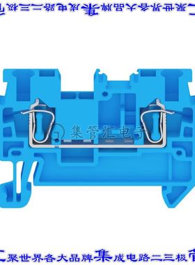 REB-A2B-BU 端子块连接器2POS馈通式5.2mm蓝色12-26AWG