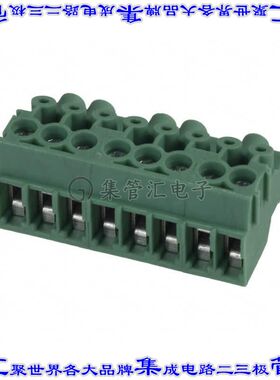 1984374 端子块连接器8POS无罩接头的插头3.5mm绿色自由悬挂