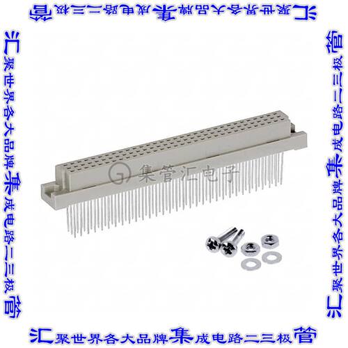 RE96FW 接插件连接器CONN DIN RCPT 96POS PCB GOLD