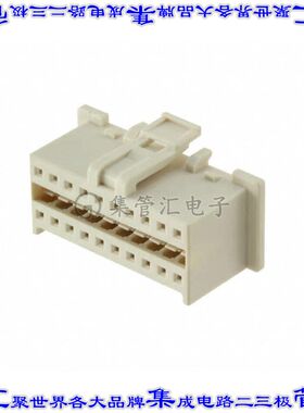 512422000 0512422000矩形连接器外壳20POS插座2排2mm母形插口天