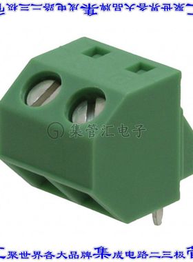 1877481 线对板连接器2POS接线端子5.08mm通孔55角度带板