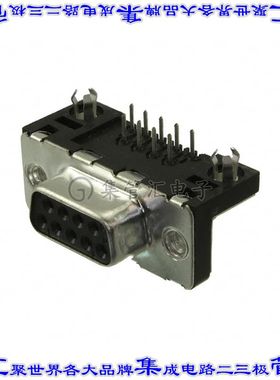 ID09S33E4GX00LF 连接器9POS插座母插口2排D-Sub通孔直角