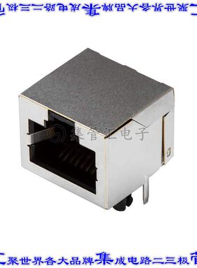 CRJ044-3-TH 接插件连接器RJ JACK, 1 PORT, 8P8C, 30U, SHIE